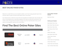 Tablet Screenshot of lutrakipoker.com